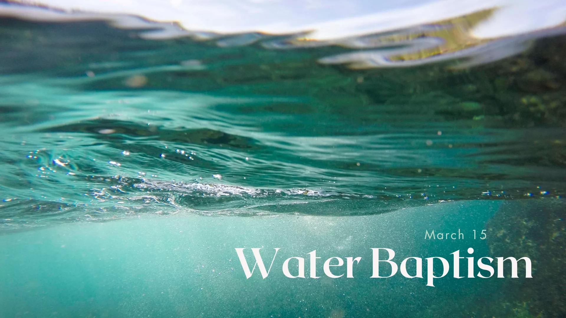 Water Baptism