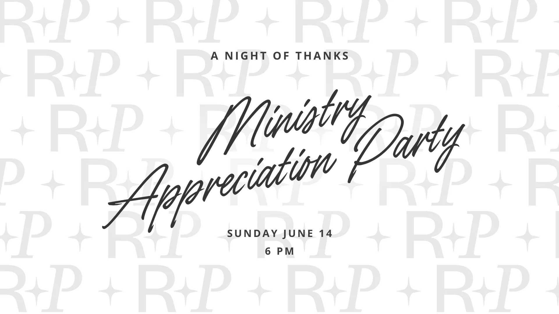 Ministry Appreciation Party